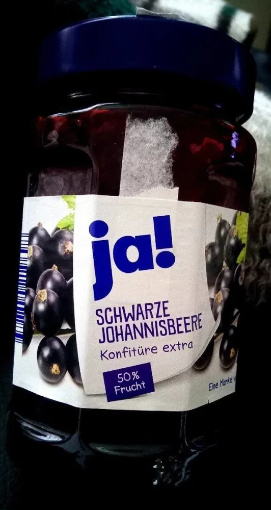 Schwarze Johannisbeere Konfitüre Extra 50% Frucht