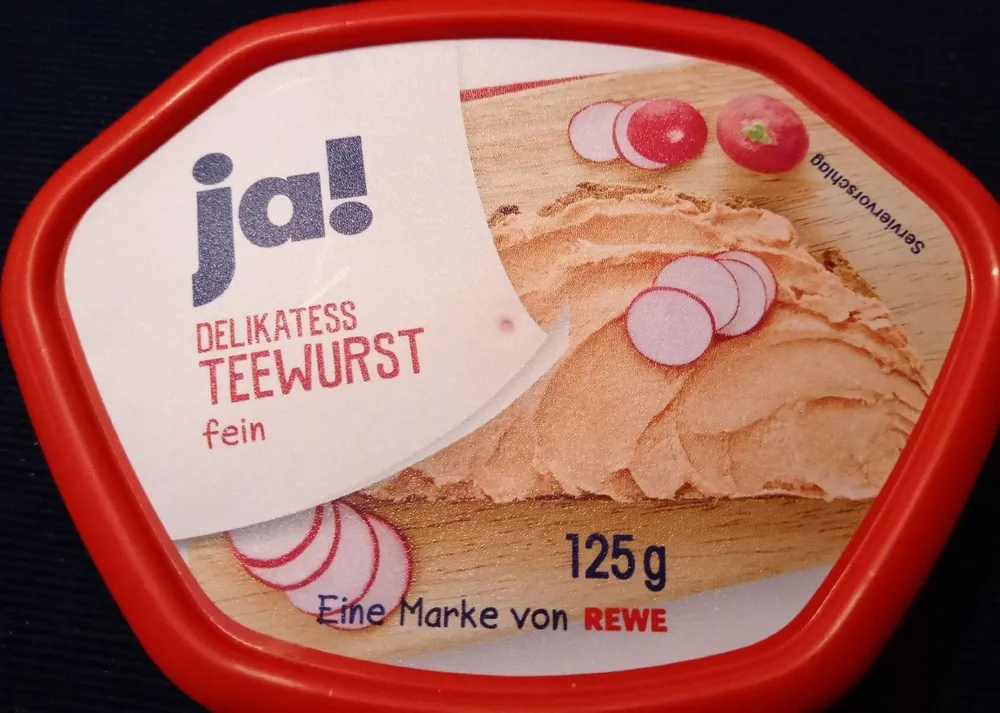 Delikatess Teewurst fein