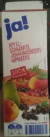 Apfel-Schwarze-Johanisbeere-Himbeere Mehrfruchtsaft