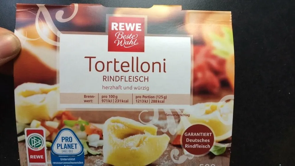 Rewe tortelloni rindfleisch