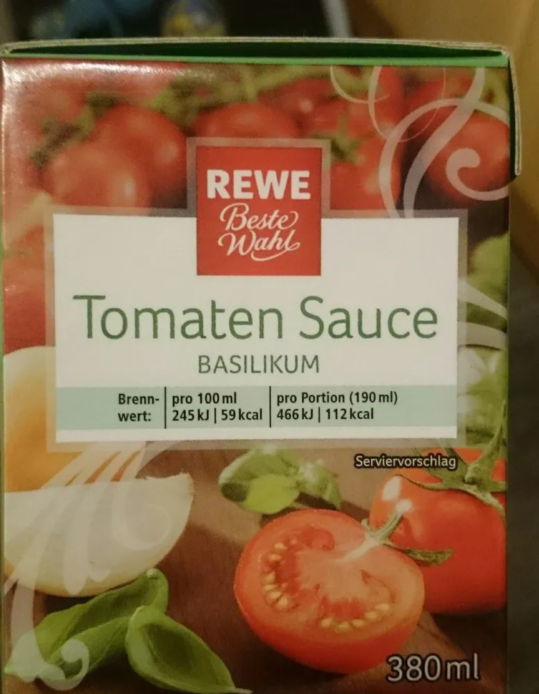 Tomaten Sauce Basilikum