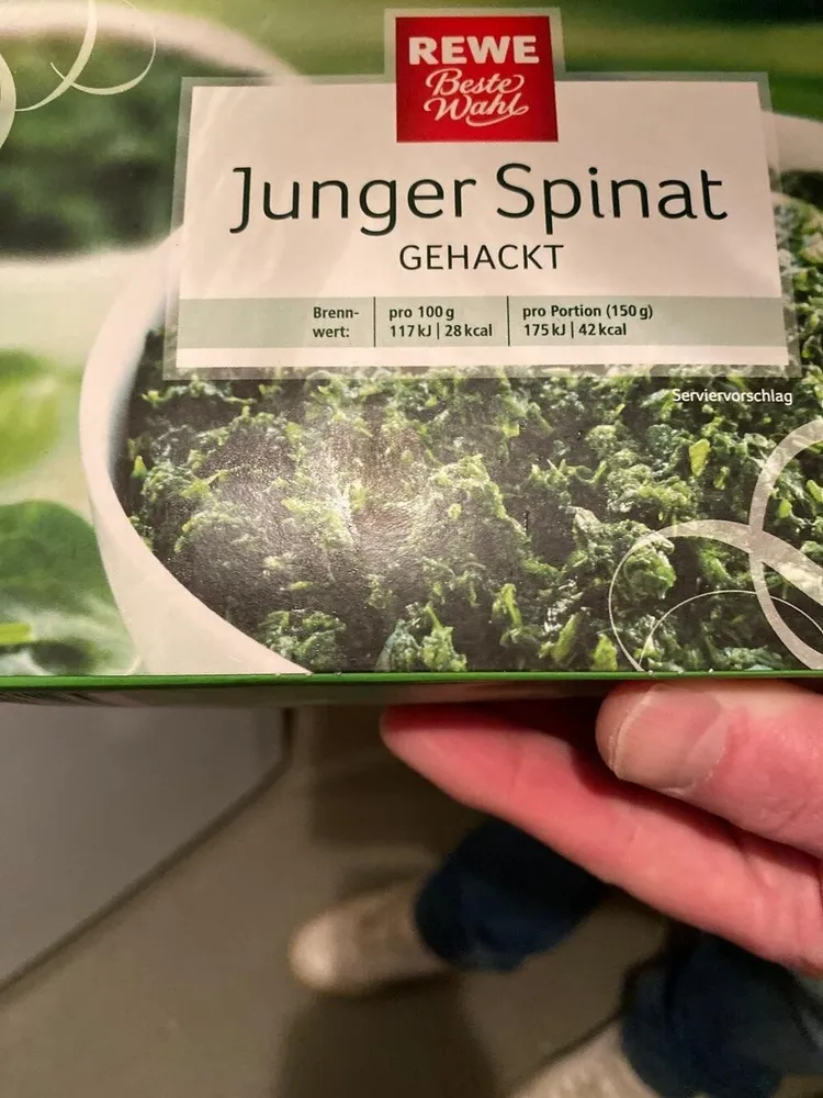 Junger Spinat