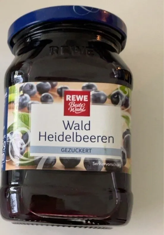 Waldheidelbeeren, gezuckert