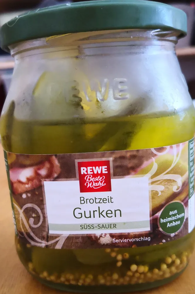 Brotzeit Gurken