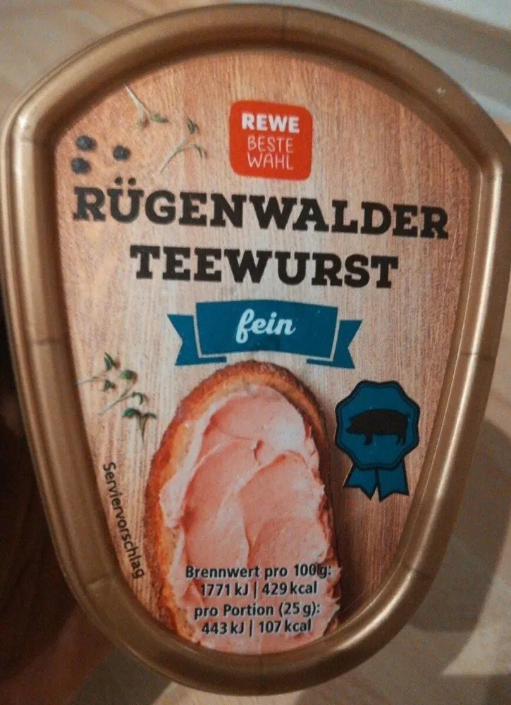 Rügenwalder Teewurst fein