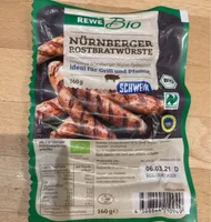 Bio Nürnberger Rostbratwürstchen