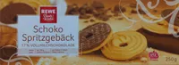 Schoko Spritzgebäck, 17 % Vollmilchschokolade