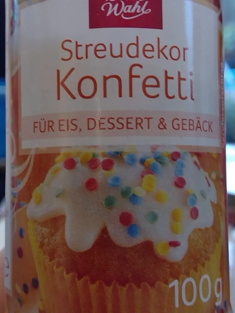 Streudekor,  Konfetti