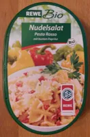 Nudelsalat Pesto Rosso mit bunten Paprika