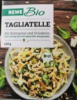 Tagliatelle mit Blattspinat und Grünkern