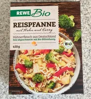 Reispfanne mit Huhn und Curry