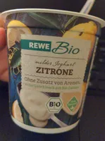 Rewe Bio milder Joghurt Zitrone
