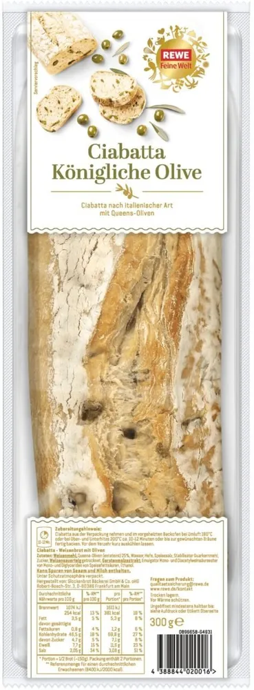 Ciabatta - Königliche Olive