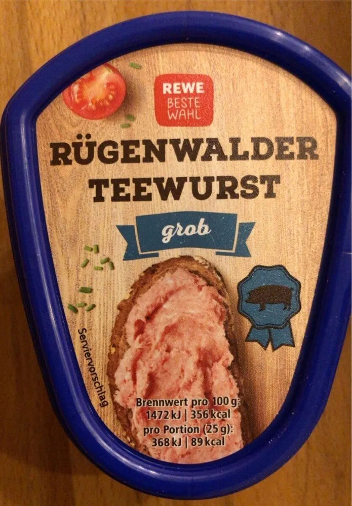 RÜGENWALDER TEEWURST grob