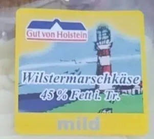 Gut von Holstein Wilstermarsch Schnittkäse
