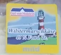 Gut von Holstein Wilstermarsch Schnittkäse