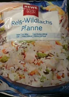 Reis-Wildlachs-Pfanne