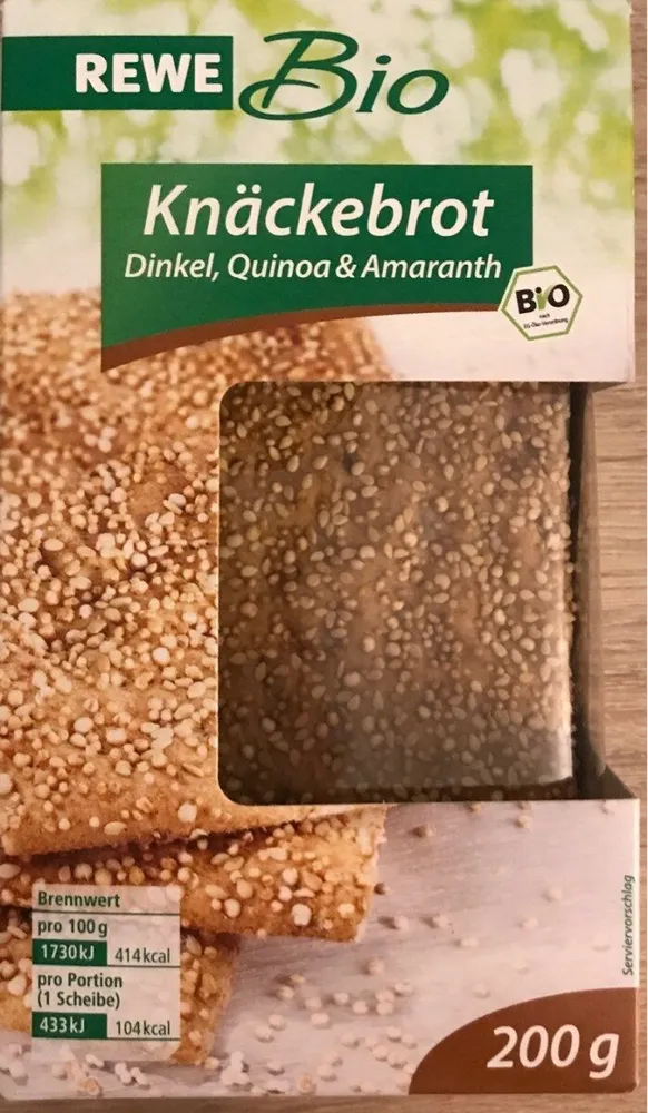 Knäckebrot dinkel, quinoa & amaranth