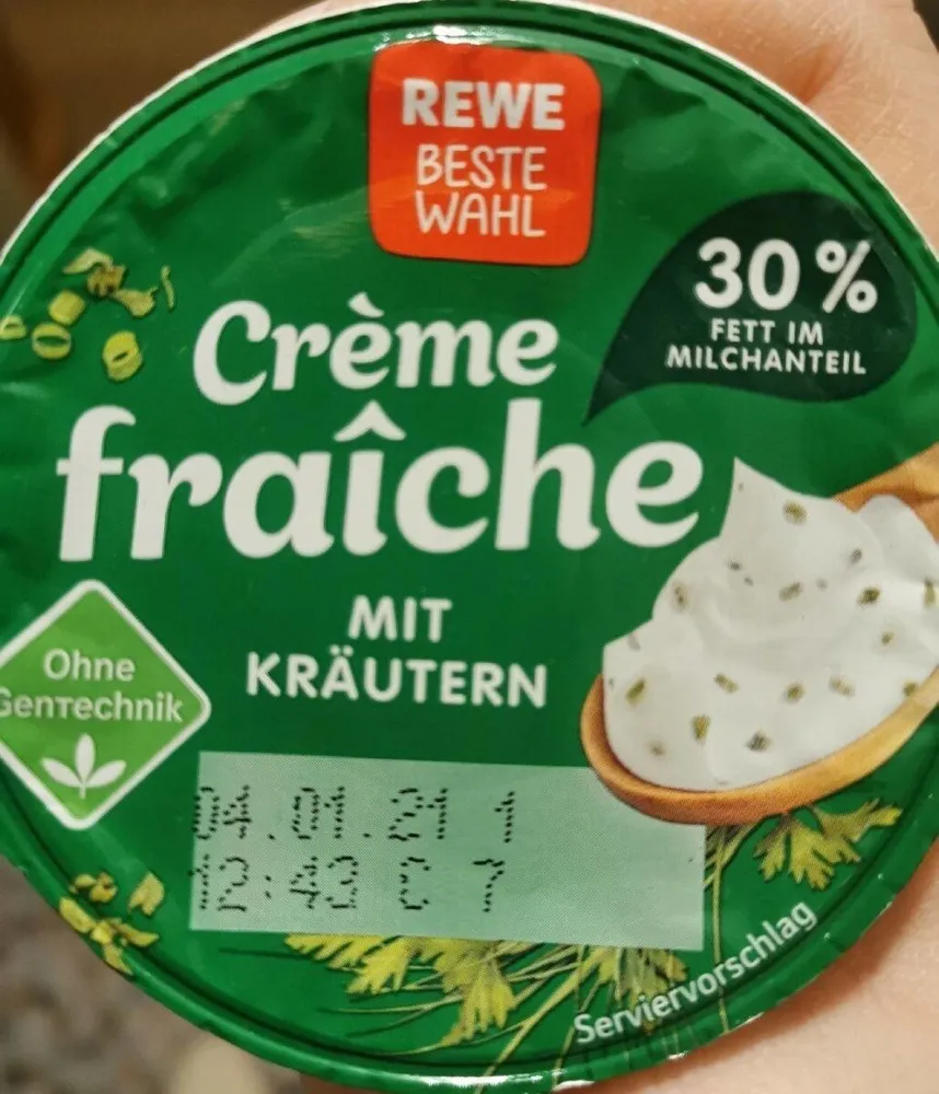 Creme fraiche mit Kräutern
