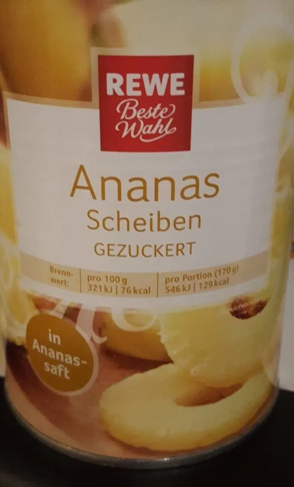 Ananas in Scheiben