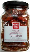 Getrocknete Tomaten in Öl mit Oregano