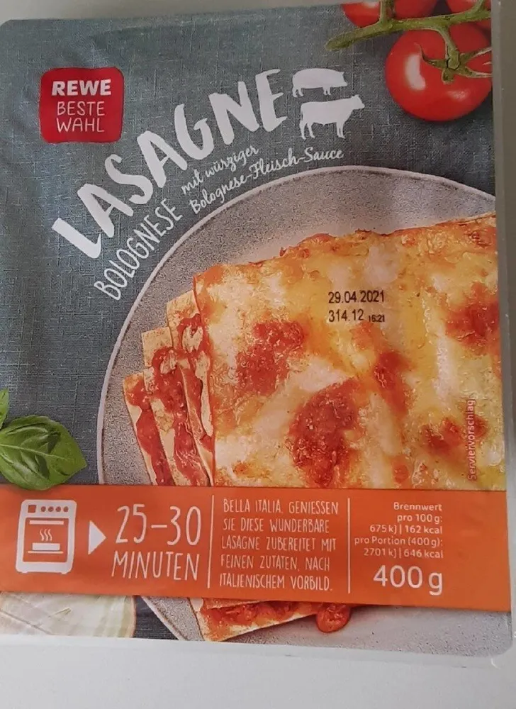 Lasagne Bolognese