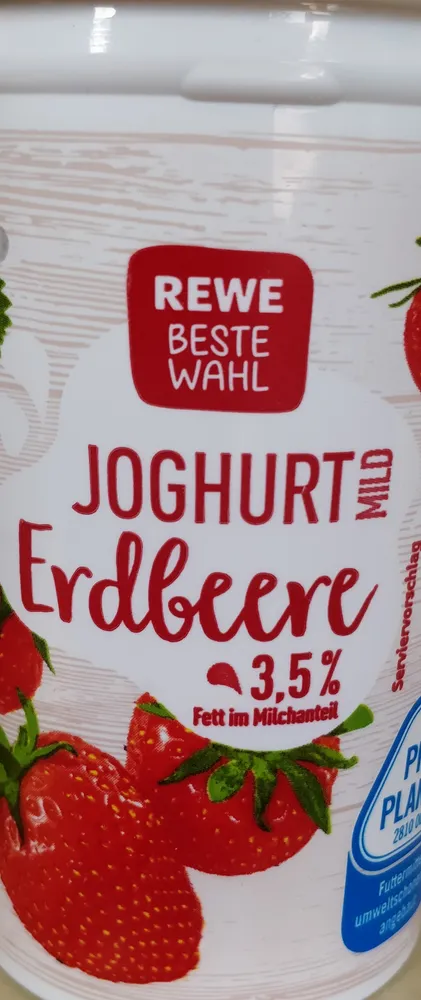 Joghurt Mild Erdbeere