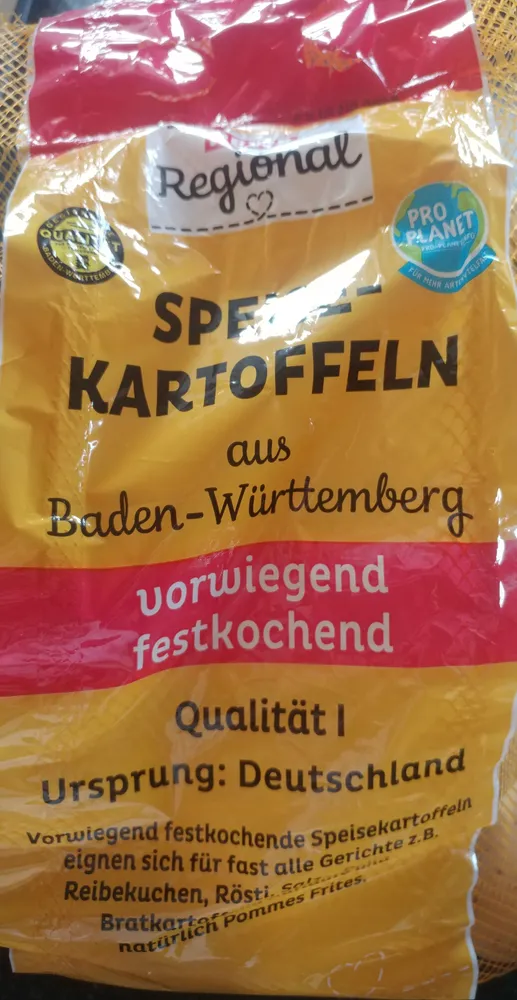 Speisekartoffeln aus Baden-Württemberg