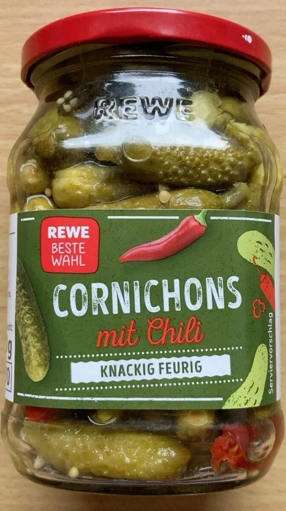 Cornichons mit Chili