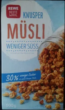 Knusper Müsli Weniger Süß, Knusper