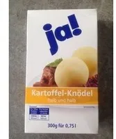 Kartoffel Knödel, halb und halb