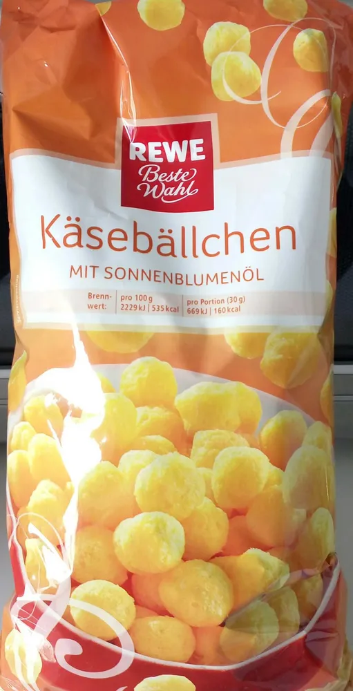 Käsebällchen mit Sonnenblumenöl