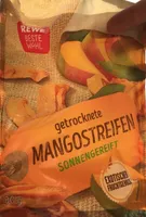 Getrocknete Mangostreifen