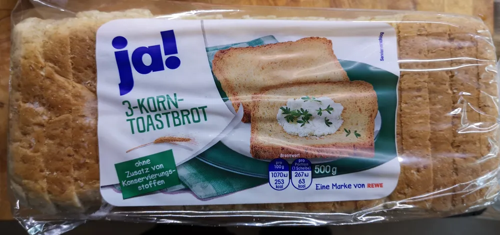 3-Korn-Toastbrot