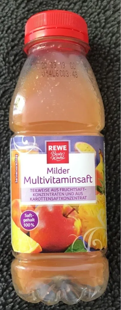 Rewe Beste Wahl Milder Multivitaminsaft