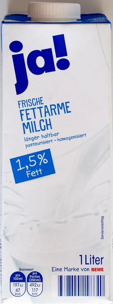 Frische fettarme Milch