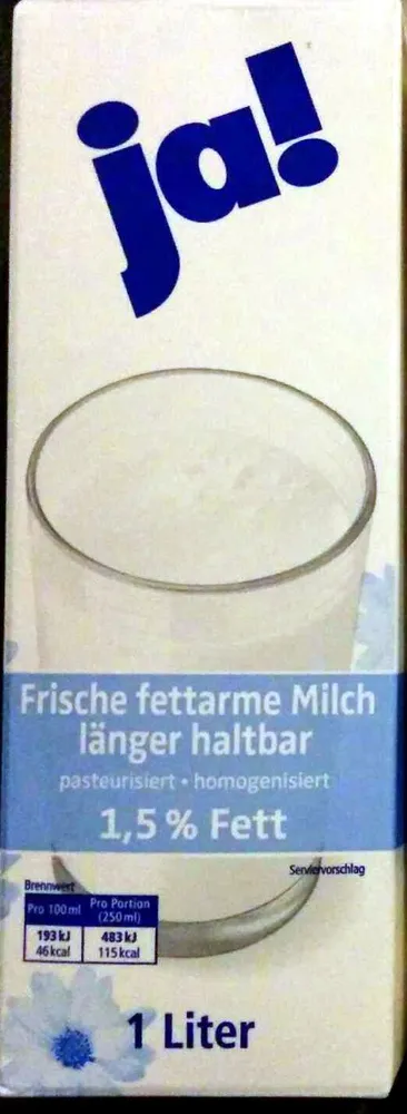 Frische fettarme Milch