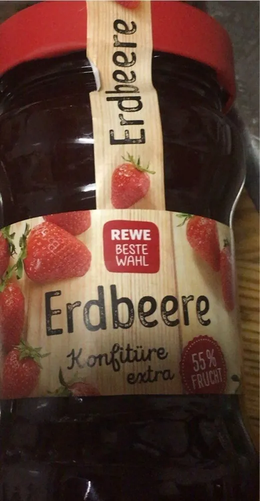 Rewe Erdbeerkonfitüre Extra