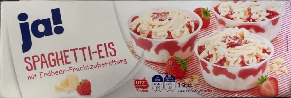 Spaghetti-Eis