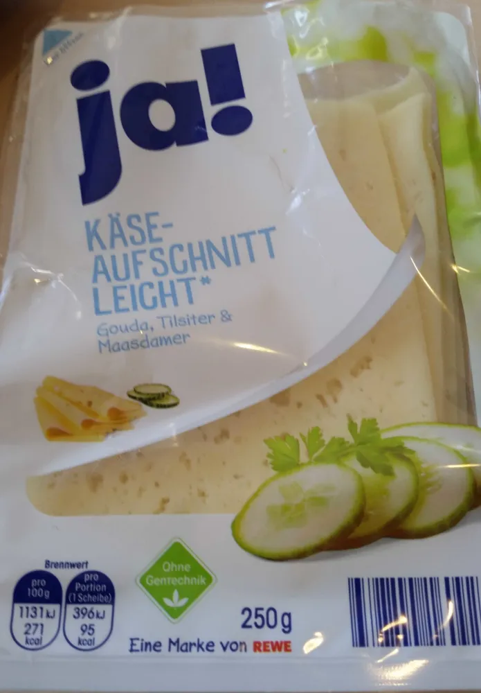 Käseaufschnitt leicht