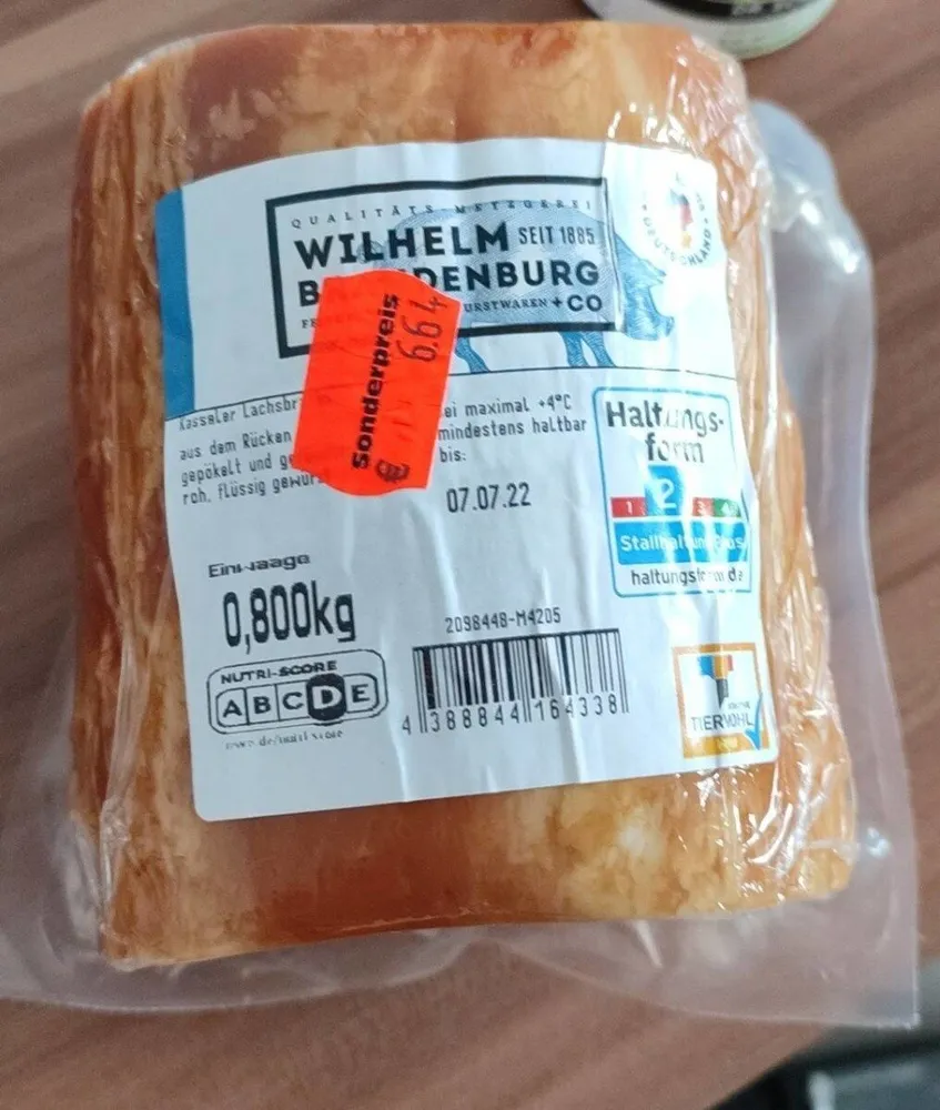 Kasseler lachsbraten