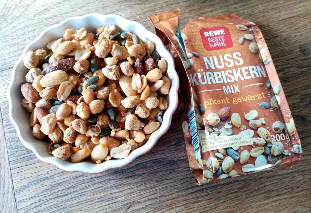 Rewe Beste Wahl Nuss kürbiskern mix