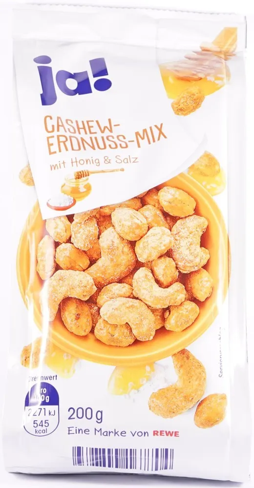 Cashew-Erdnuss-Mix mit Honig & Salz