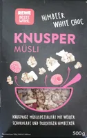 Knuspermüsli, Himbeer + White Choc