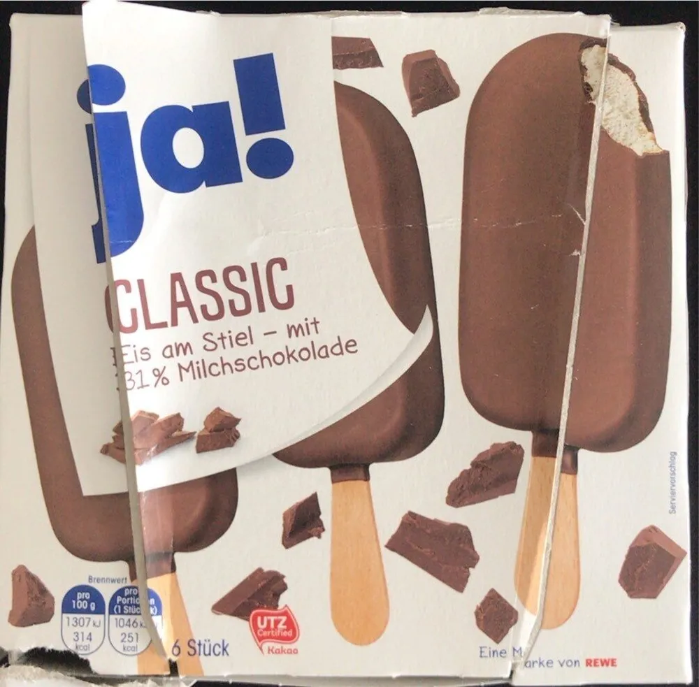 Classic Eis am Stiel Milchschokolade