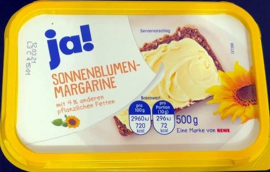 Sonnenblumenmargarine
