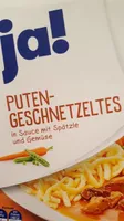 Ja! Putengeschnetzeltes In Sauce Mit Spätzle Und Gemüse