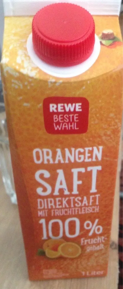 ORANGEN SAFT DIREKTSAFT MIT FRUCHTFLEISCH