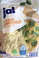 Ja! Geriebener Emmentaler 45% Fett