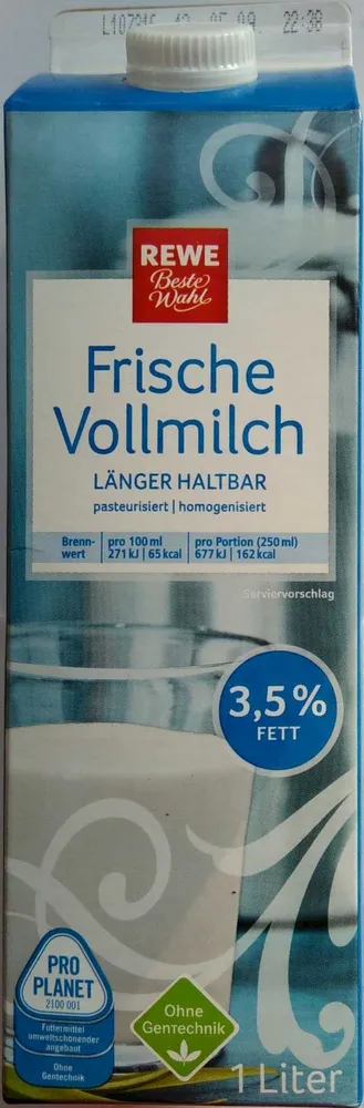 Frische Vollmilch